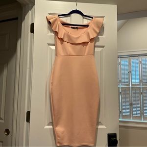 Peach Cocktail Dress